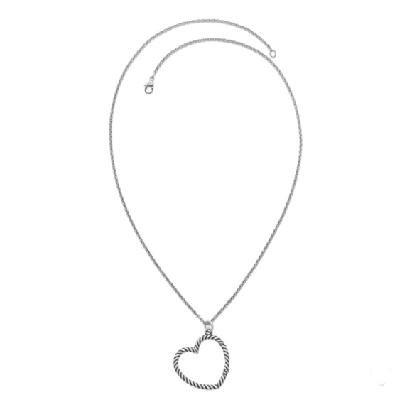 James Avery Jewelry - James Avery changeable heart charm holder necklace 24” chain